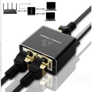 Network splitter Ethernet splitter for 2 PC laptop Network RJ45 splitter 1 in 2 out 1000M Gigabite E