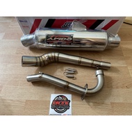 Apido pipe chrome Version 2 Xrm/Rs110/125 Carb/fi