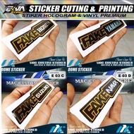 E03 - FAKE EMBLEM STICKER - FAKE EMBLEM - FAKE DOME STICKER