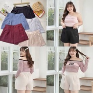 【现货】TALENT Big Size Thailand High Waist Short Pants(Free Size XL-3XL 32-40Inch)大码西装高腰裤裙