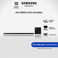 Samsung HW-S800D/XS Ultra Slim Soundbar 3.1.2 ch Sub Woofer (2024)