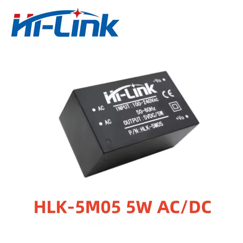 Hi-Link 5M05 5V 5W 1A Output AC DC Power Supply Transformer HLK-5M05 Mini Size Isolated Convertor