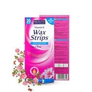 [HCM]Miếng Dán Tẩy Lông Beauty Formulas  Wax Strips Legs and Body (hộp 20 miếng)