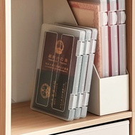 日本霜山 PP透明A5文件收納盒-3入