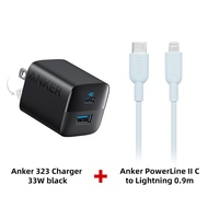 Anker 323 Charger 33W 2 Ports Fast Charging สูงสุด2อุปกรณ์พร้อมกันพร้อมพอร์ต USB-C และพอร์ต USB-A