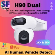 EZVIZ H90 Dual 2K+ (2K+ & 2K+ 4MP | Color Night Vision | Auto-Tracking |  360° Panoramic | weatherpr