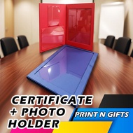 Hard Cover Graduat Certificate Album ( A4 Certificate + 8R Photo + 5R Photo + 3R Photo) 证书+照片相册