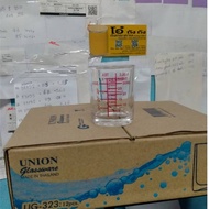 Water Glass Peg Shot 2 Ounces UG-323 63 ml. (2 oz.) Measuring Cup Measuring Spoon