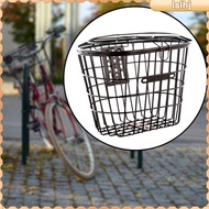 [Lslhj] Bike Basket Bike Storage Basket, Large Capacity, Front Frame, Bike Basket Bike Hanging Basket for Outdoor