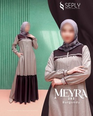 Gamis SEPLY Meyra 283 Black Burgundy