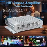 COD BEST SELLER CLAITE HiFi Stereo Amplifier Treble Bass Booster ST-838 / ampli mini 12v full bass b