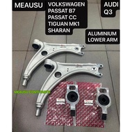 ( MEAUSU ) VOLKSWAGEN PASSAT B7 PASSAT CC TIGUAN MK1 SHARAN AUDI Q3 LOWER ARM WITH BUSH ( ALUMINIUM 