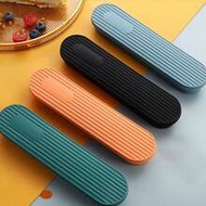 1/2pcs Portable Cutlery Box, Knife Fork Spoon Chopstick Box Pencil Box Colored Storage Box With Lid,
