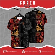 HITAM Special EURO 2024 FANTASY BLACK SPANISH JERSEY FREE NAME