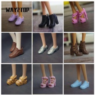 WAY2TOP 1/6 Dolls Boot Fashion Colorful Foot Length 2.2cm High Heels Shoes