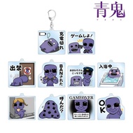 Horror Game KeyChain Women AOONI Key Chain for Men Hiroshi Key Ring Takuro Acrylic Keyring Mika Pend