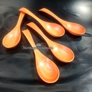 Wooden soup spoon - Wooden vegetable spoon - Concave wooden spoon