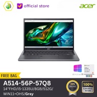 Barang Second ACER Aspire 5 Slim A514-56P-57Q8 i5-1335U RAM 8GB 512GB SSD 14″ WUXGA IPS WIN 11 OHS