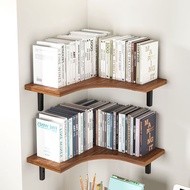 BW88/ Fanlilin Wall Bookshelf Wall-Mounted Corner Shelf Wall-Mounted Wall-Mounted Corner Multi-Layer Shelf Simple Storag