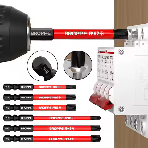Electrician Screwdriver Set PZ/FL Magnetic Bit Holder Anti-slip FPH1 FPH2 FPH3 Nutdriver for Socket
