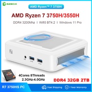 AMD Ryzen R7 3750H Ryzen5 3550H Mini PC Office Gaming Computer Windows 11 Wifi BT USB3.0*4 HD TYPE-C