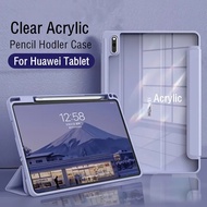 Clear Acrylic Case For Huawei Matepad Pro 10.8 Pencil Holder Cover