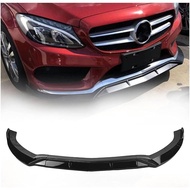 Car Front Spoiler for Mercedes-Benz C-Class W205 Sport 2015-2018, Front Bumper Spoiler Trim Front Bu