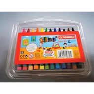 Stabilo 2812 wax crayon 12c