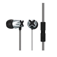 SonicGear Spark Plug Turbine In-Ear-Earphone with Mic - Silver