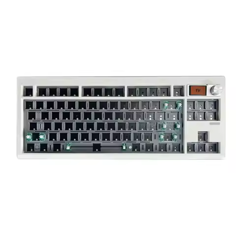 GMK87 Mechanical Keyboard KIT With Display Screen RGB Backlit Gasket Structure Gaming Hot Swap Keybo