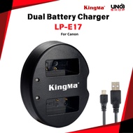 KingMa LP-E17 LP E17 LPE17 USB Dual Charger for Canon EOS M3 EOS Rebel T6i T6s EOS 750D 760D 8000D