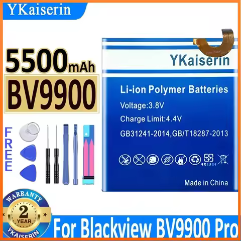 Battery for Blackview BV9900 Pro 5500mAh BV 9900 Bateria 5.84"Phone Replacement DK015 Li-ion Batteri