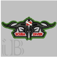 179 BREVET WING SCUBA DIVER PDL TNI AD PERKERAS MIKA EMBROIDERY GIB Embroidery Patch