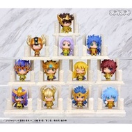 全新MegaHouse Saint Seiya Petit Chara Land Part 1 & 2 聖鬥士星矢Q版盒蛋食玩黃金十二宮12款