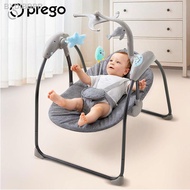 [readystock]﹍┇Prego Eezy Baby Swing Electric Baby Cradle Bluetooth USB Foldable Ayunan Elektrik Auto Boleh Lipat 宝宝婴儿电动摇