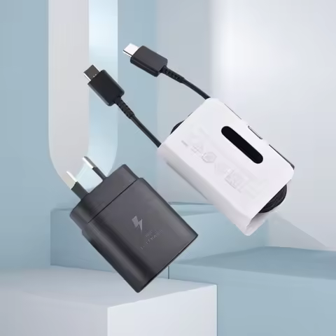 Samsung 25W PD Fast Charger AU Quick Charge Mobile Phone Adapter For Galaxy S24 S23 FE A F M 55 54 5