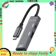 Type-C HUB Docking Station Type-C to HDTV USB-A PD100W HUB Type C to -Compatible Adapter 4K@120Hz US