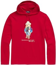 Men's Classic Fit Polo Bear Hooded T-Shirt