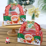 Gable Box Cupcake 2 Holes Transparent Christmas Packaging Cupcake