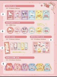 2026/3 日本直送🩵28/32/38/75/ kts Sanrio♡ 和風浪漫系列♡ 雜貨A-E/ 小卡/ 貼紙/ 明信片/束繩小袋