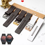 Watch Strap Genuine Leather Watch Strap Suitable for Diesel Diesel DZ4323/1657/4318 Large Dial Pebbl