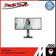 AOC CU34P3CV 34" WQHD CURVED MONITOR