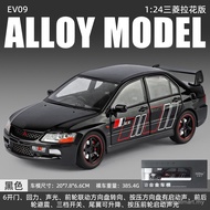 1:24 Mitsubishi EVO9 Decal Edition | Alloy Diecast Car Model with Light & Sound Display Ornament