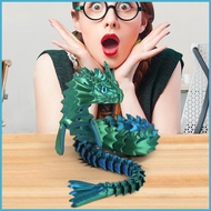 3D Printed Dragon 3D Printed Dragon Flexible Joints Fidget Toys 3d Printed Dragon Flexible Dragon Or