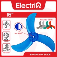 Electriq Original Asahi Fan Blade 16" Half Moon D-type (Transparent) Electric Fan Blade Parts & Acce