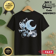 Frutiger Aero Moon Music T-Shirt| Y2k Nostalgia Graphic Tee| Aesthetic Moon CD Retro 2000S Dreamcore