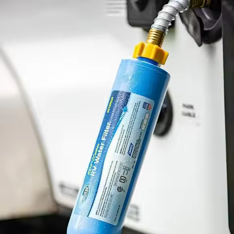 RV Filter American Standard Garden Hose Fitting Hose Protection Plus RV Outdoor RV Water Filter Cart