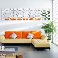Hot sale diy wall sticker mirror stickers home decor pegatinas de pared for wall modern acrylic larg