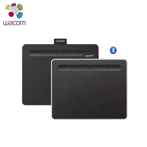 Wacom Intuos Small CTL-4100WL Bluetooth Graphics Drawing Tablet Compatible with Mac, PC, Chromebook 