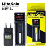 Liitokala Lii-S1 Charger Li-ion 3.7V 4.2V 3.2V Li-FePO4 1.2V Ni-MH 18650 26650 18500 16340 14500 AA